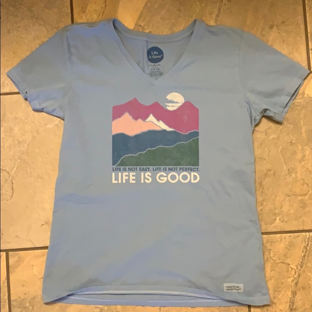 Baby blue life is good tee shirt - Picture 1 of 2